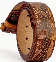 Cinturones de cuero artesanales