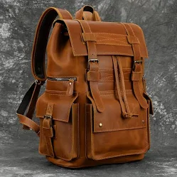 Mochilas de cuero vintage