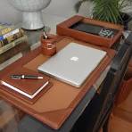 Set de escritorio en cuero